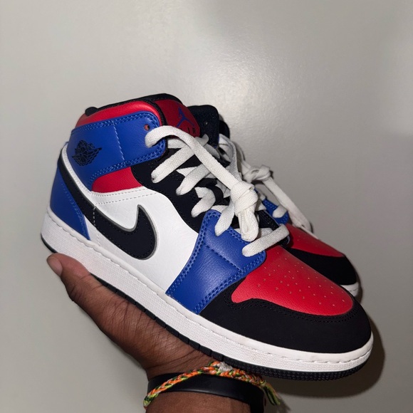 Air Jordan “Top 3” 1 Mid Colorful Mid-Top Sneakers - Picture 1 of 7